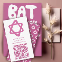 Barre de CODE QR personnalisée super Étoiles roses