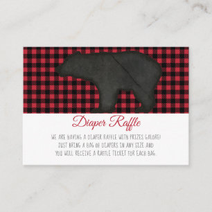 Carte D'accompagnement Barreau de bambou noir plaid Bébé de bambou Raffin