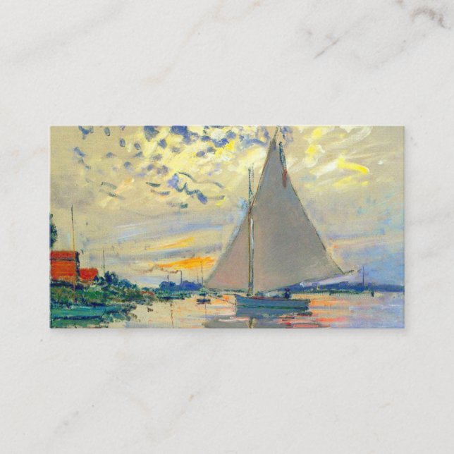 Carte D'accompagnement Bateau Monet au Petit-Gennevilliers (Devant)