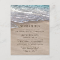 Beach Sand Hearts Élégant Tropical Moderne Mariage