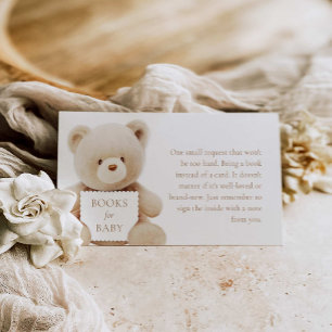 Carte D'accompagnement Bear Genre Neutral Livres pour bébé