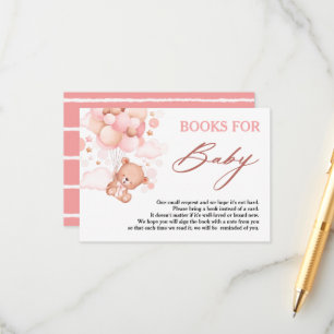 Carte D'accompagnement Bearly Wait Pink Teddy Bear Livres pour bébé