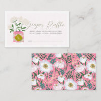 Bébé Brassant Rose Floral Thé Déchets Raffle Bille