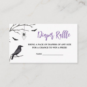 Carte D'accompagnement Bébé brasse pourpre sorcière bébé chèvre raffle