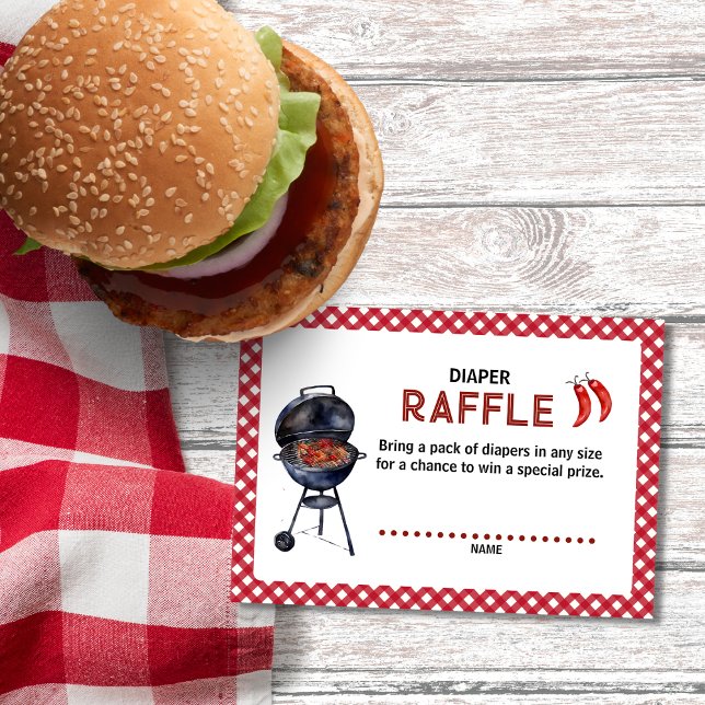 Carte D'accompagnement Bébé dans le four Baby-Q Barbecue Tirage de couche (Créateur téléchargé)