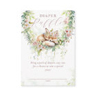 Bébé en Fleur Bois Baby shower Floral Badigeonneur