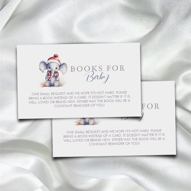 Carte D'accompagnement Bébé il fait froid à l'extérieur des livres d'élép (Créateur téléchargé)