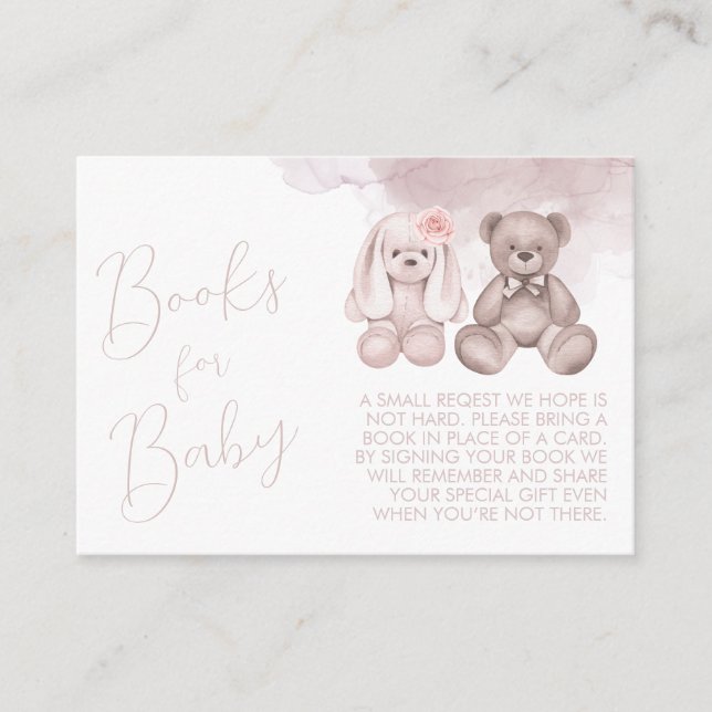 Carte D'accompagnement Bébé mignon Animal Genre Livres Neutres Pour Bébé (Devant)