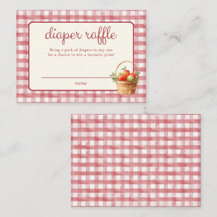 Carte D'accompagnement Bébé Pomme De Nos Yeux Shower Cadeau Lange Tirage