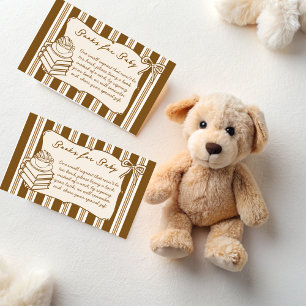 Carte D'accompagnement Bébé prépare du café bébé fête livres pour bébé
