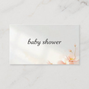 Carte D'accompagnement Bébé Shower – Célébration d'un Petit Miracle