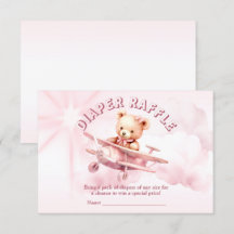Belle fille Bébé Ours Pilote Avion Rose Belle