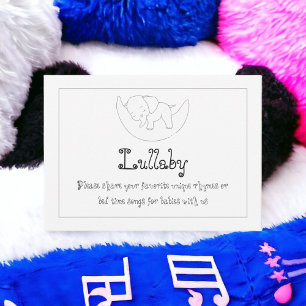 Carte D'accompagnement Berceuse