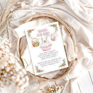 Carte D'accompagnement Berry fraise Sweet Baby shower moderne couche