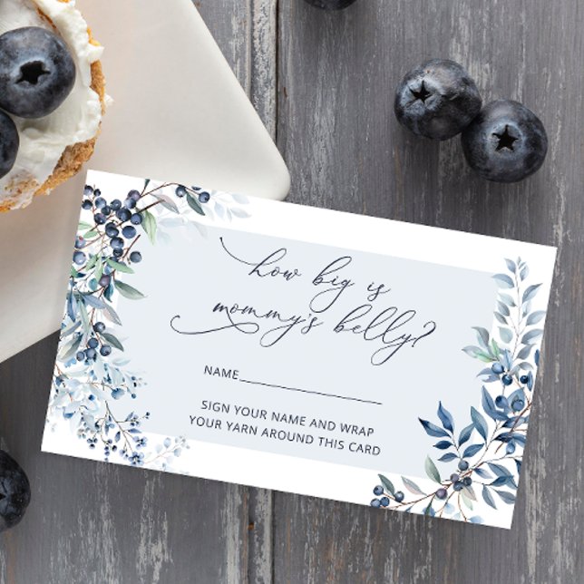 Carte D'accompagnement Berry Sweet Blueberry Quelle taille est le ventre  (Créateur téléchargé)