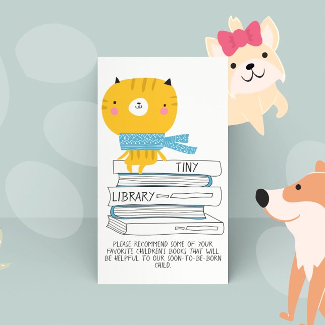 Carte D'accompagnement Bibliothèque minuscule (Créateur téléchargé)