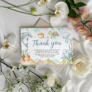 Carte D'accompagnement Bientôt de vous voir Merci Cadeau de Bébé