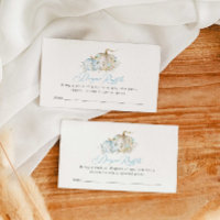 Billet Baby shower  citrouille