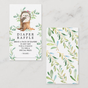 Carte D'accompagnement Billet chic Baby shower chevalet rabat