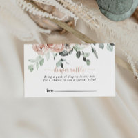 Billet classique Dusty Rose Diaper Raffle
