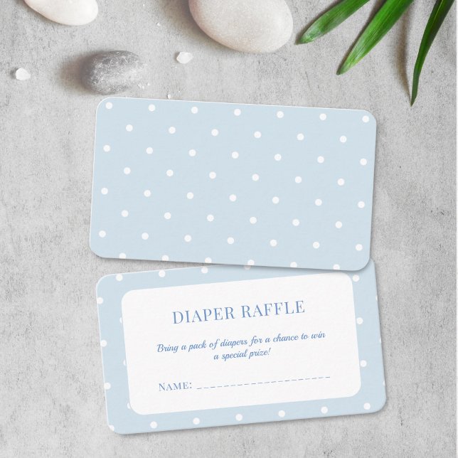 Carte D'accompagnement Billet classique Polka Dot Baby shower Dinette Raf (Créateur téléchargé)