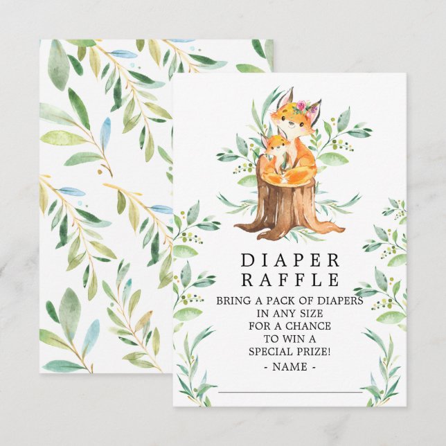 Carte D'accompagnement Billet de Baby shower Déchets de foin Maman & Baby (Devant / Derrière)