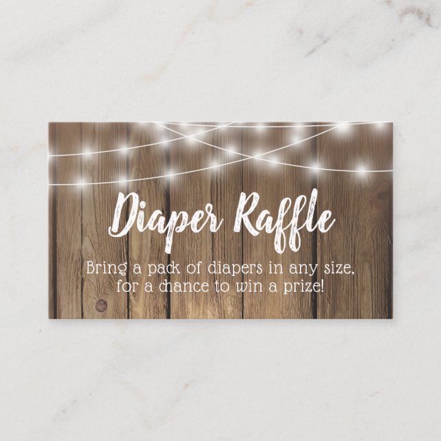 Carte D'accompagnement Billet de Baby shower roumain pour bébé en bois ru (Devant)