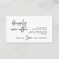 Billet de boisson, Boisson pour adultes, Heureux p