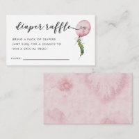 Billet de rabat à Baby shower de ballons roses
