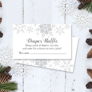 Carte D'accompagnement Billet de rabat à Baby shower de bonbons de neige
