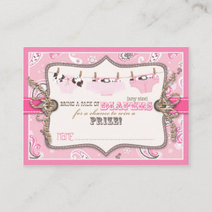 Carte D'accompagnement Billet de rabat à roulettes pour filles et tutu