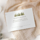 Billet de rabat au Baby shower de bois