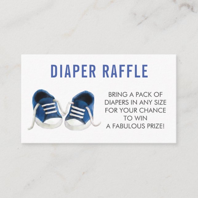 Carte D'accompagnement Billet de rabat, Baby shower Basket bleu (Devant)
