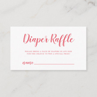 Carte D'accompagnement Billet de rabat Coral rose Polka point