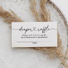 Billet de rabat de Baby shower de script moderne