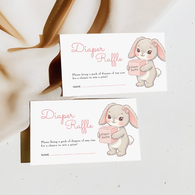 Carte D'accompagnement Billet de rabat de Baby shower rose beige beige (Créateur téléchargé)