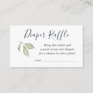 Carte D'accompagnement Billet de rabat pour Baby shower