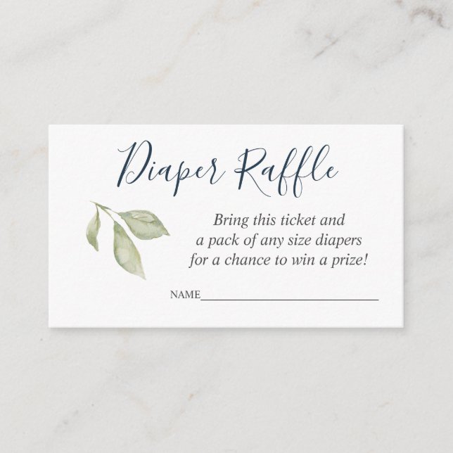Carte D'accompagnement Billet de rabat pour Baby shower (Devant)