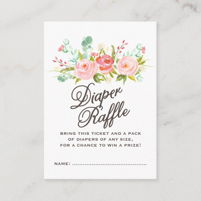 Carte D'accompagnement Billet de rabat pour bébé (Devant)