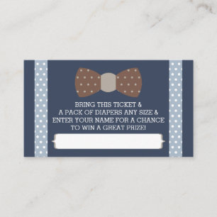 Carte D'accompagnement Billet de rouille Little Man, bleu marine, Brown