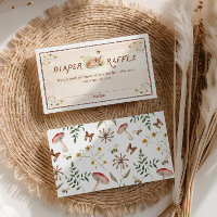 Billet rabat au Baby shower forestier