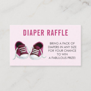 Carte D'accompagnement Billet rabat, Baby shower Basket rose