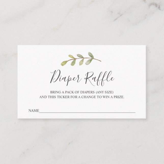 Carte D'accompagnement Billet rabat pour Baby shower (Devant)