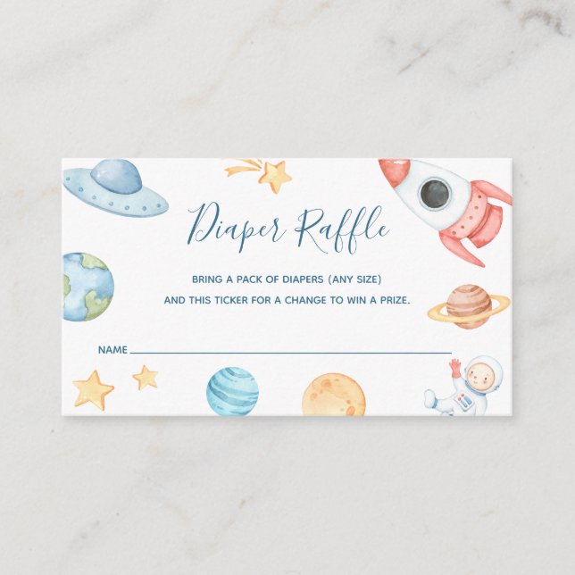 Carte D'accompagnement Billet rabat pour Baby shower (Devant)