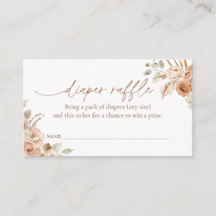 Carte D'accompagnement Billet rabat pour Baby shower