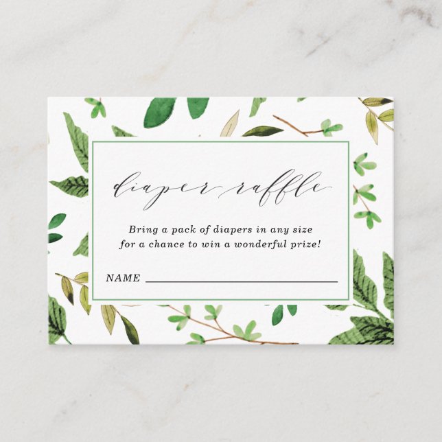 Carte D'accompagnement Billet rabat pour Baby shower (Devant)