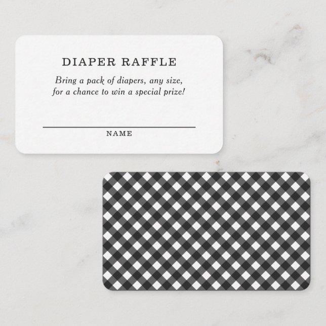 Carte D'accompagnement Billet roulette de Baby shower barbecue rustique (Devant / Derrière)