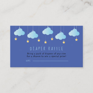Carte D'accompagnement Billet Twinkle Twinkle Little Star Diaper Raffle