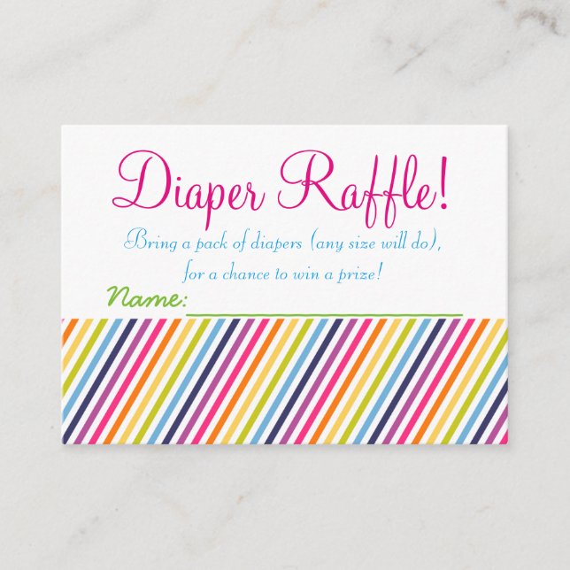 Carte D'accompagnement Billets de rousseur Baby shower arc-en-ciel (Devant)