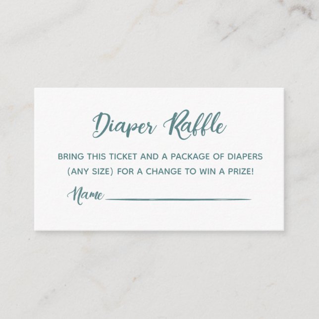 Carte D'accompagnement Billets de rousseur de couches (Devant)